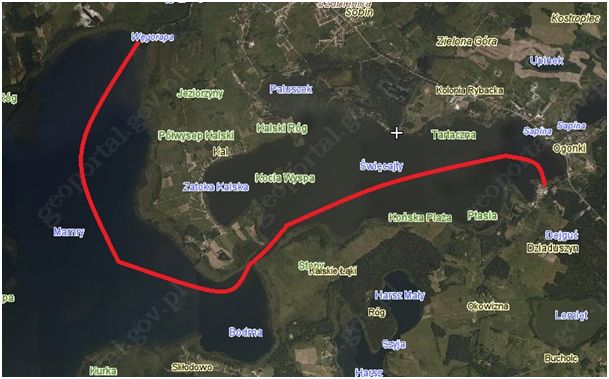 Mazury mapa